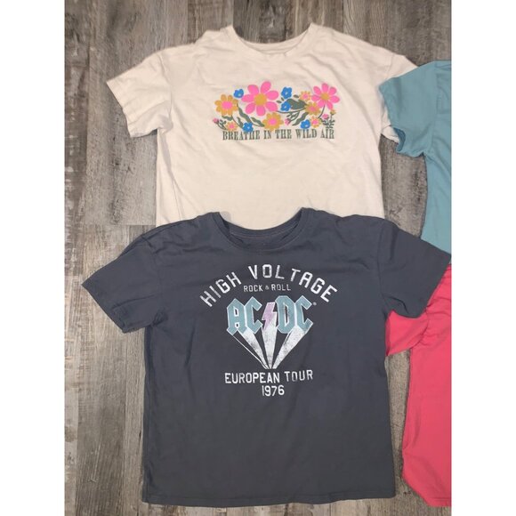 Set Of 4 Graphic T-Shirts Featuring AC/DC Yosemite Dreamer Festival & Breathe Gr - Picture 2 of 5